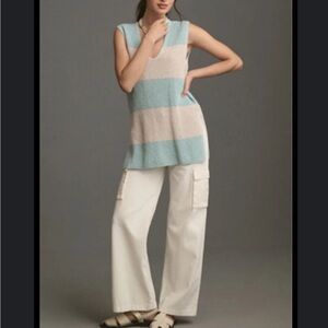 Pilcro Longline Sweater Vest